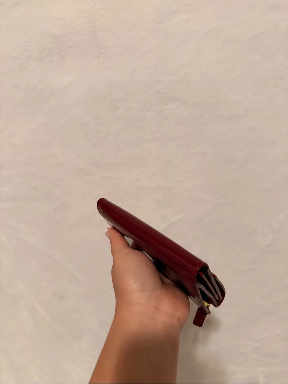 Christian Dior Patent Cannage Mini Lady Dior Wallet